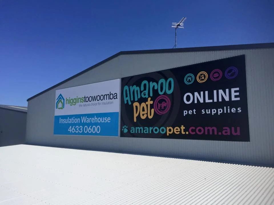 Amaroo Pet Supplies building signage