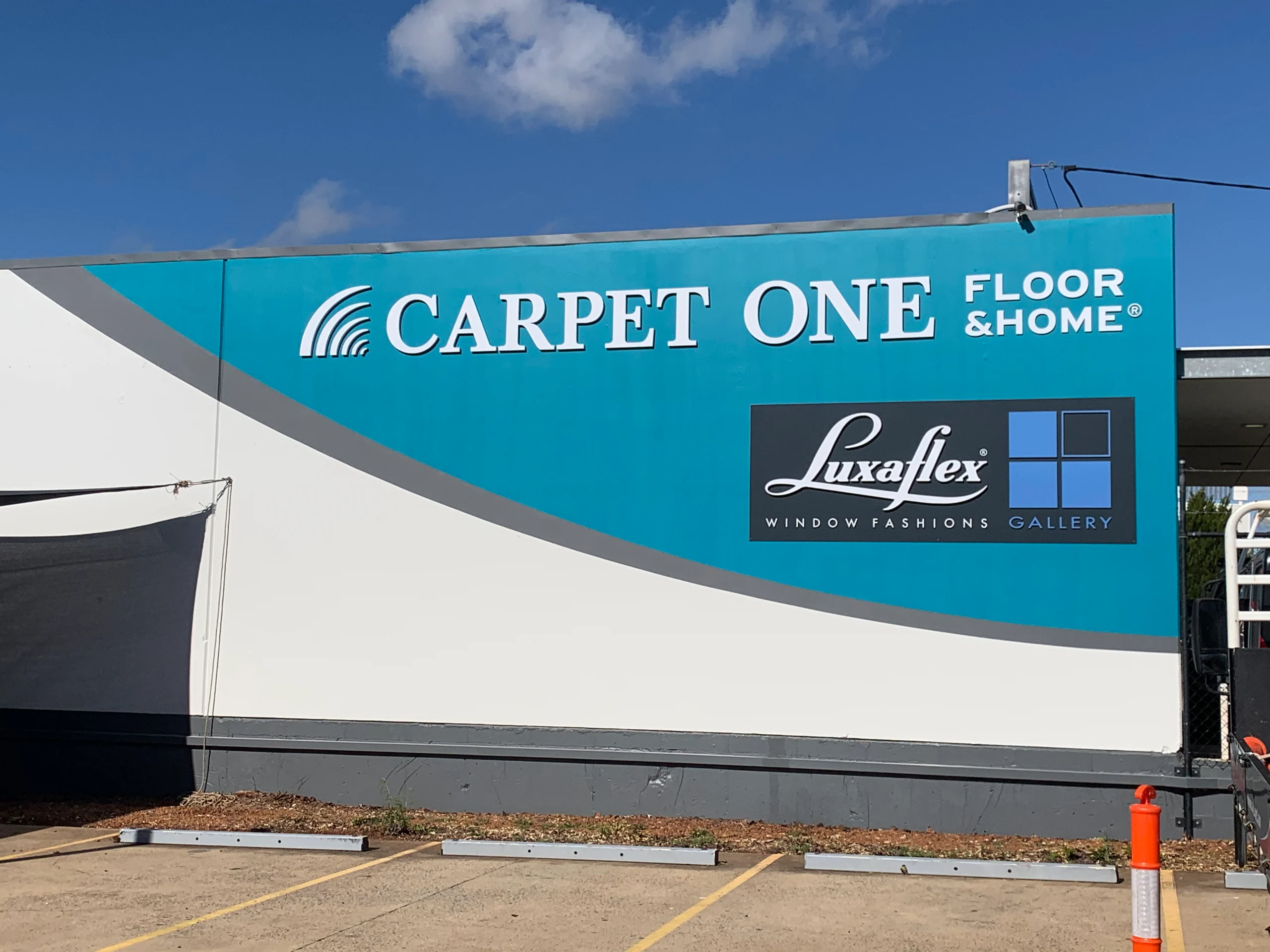 Carpet One and Luxaflex fascia, Toowoomba