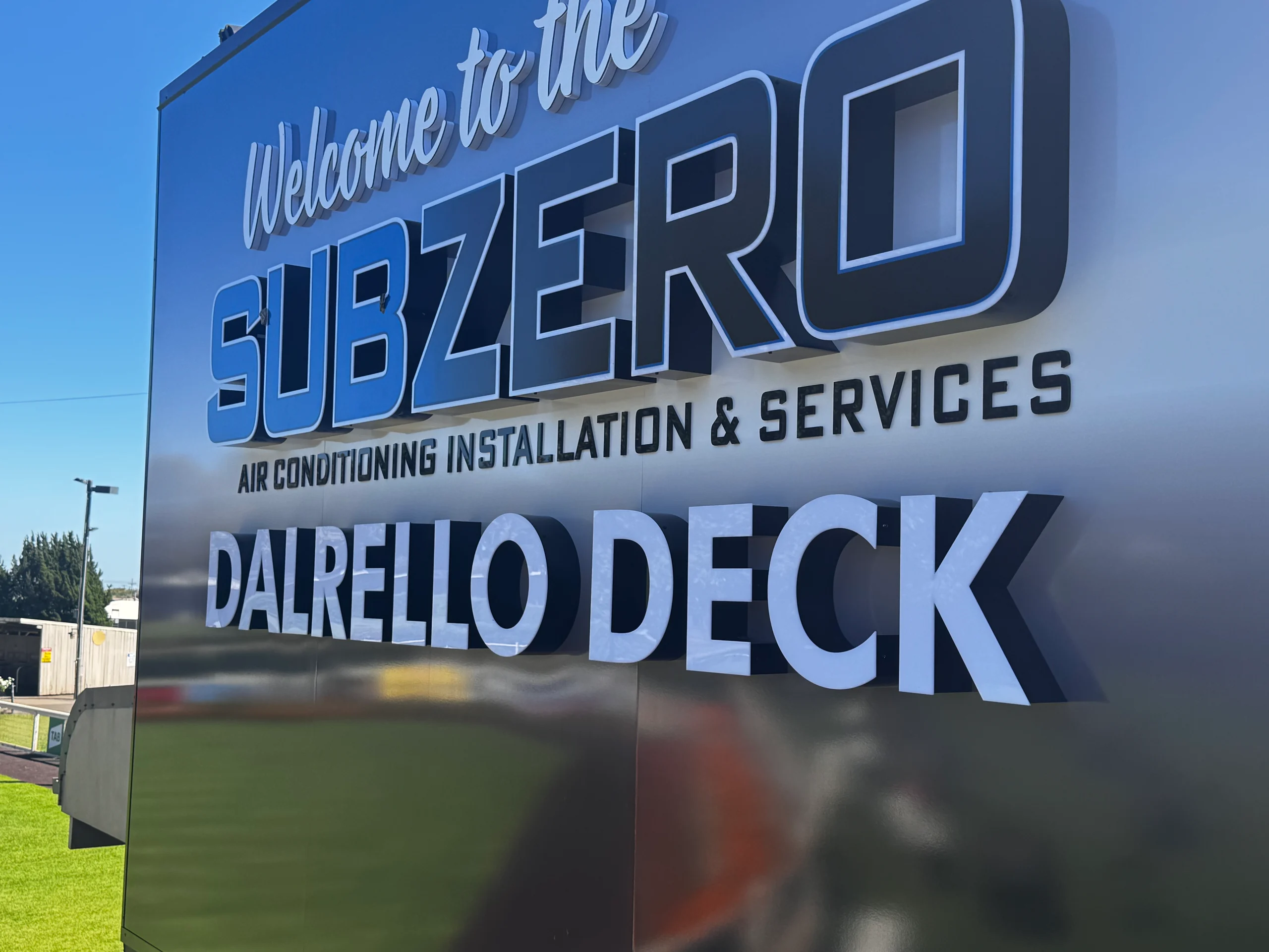 3D Subzero Dalrello Deck lettering, Toowoomba