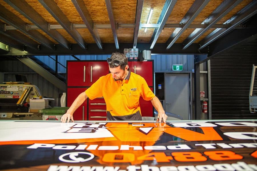 Jayden, Sign Fabrication