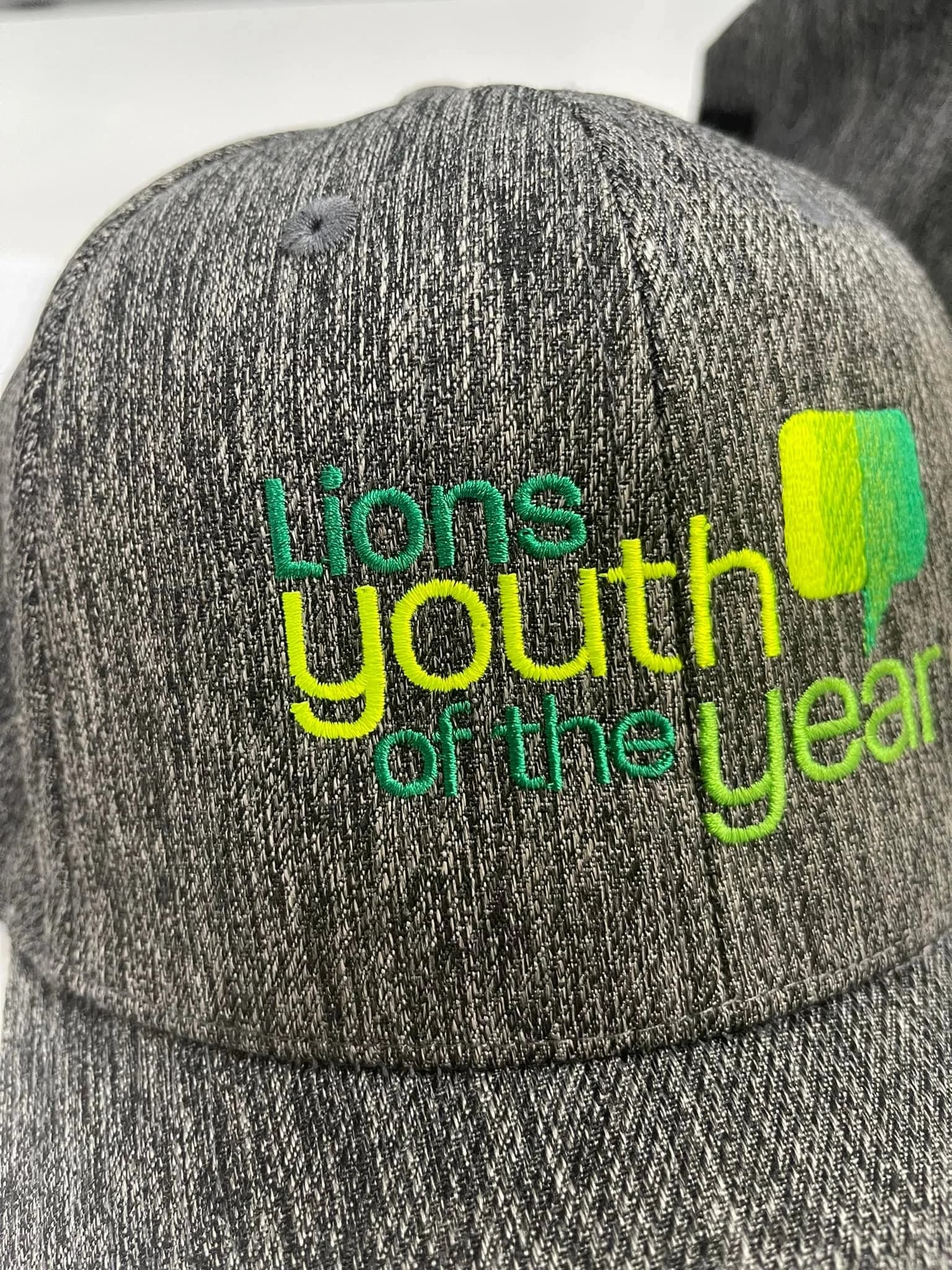 Lions Youth of the Year embroidered cap