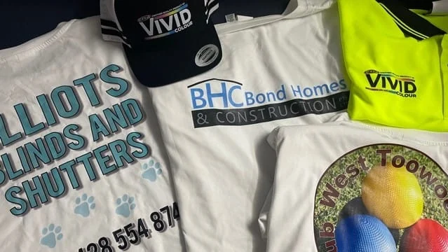 Assorted Vivid Colour printed garments and caps