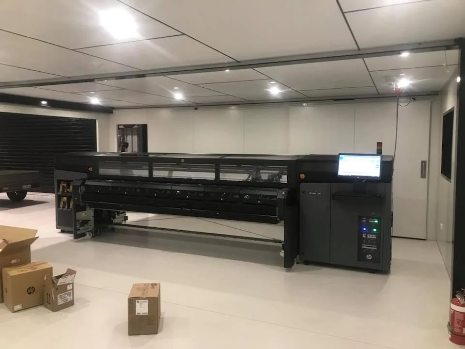 3.2 metre HP Latex wide-format printer in the ALE workshop